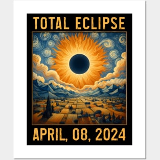 Total Eclipse - April, 08, 2024 - Totality Posters and Art